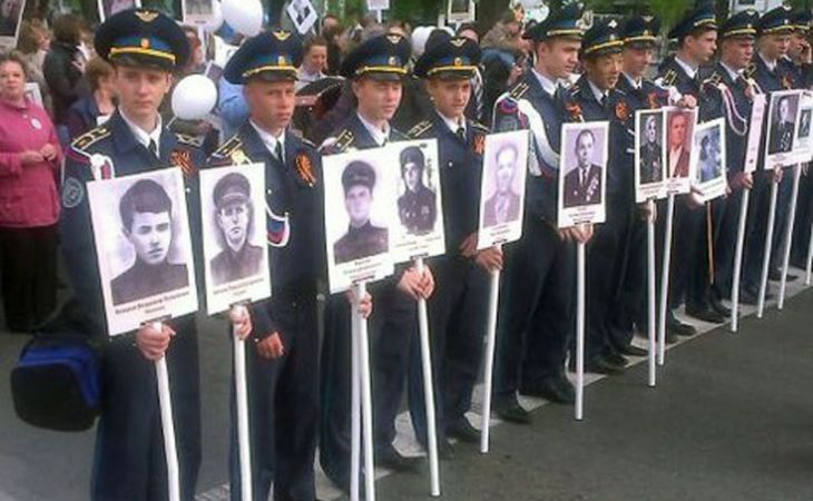 Началось шествие "Бессмертного полка" в Барнауле
