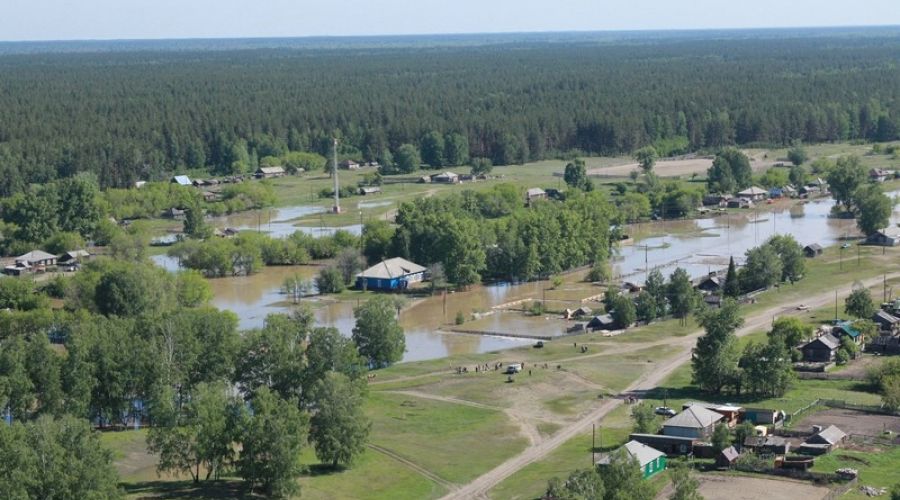 Вода полностью освободила семь районов Алтая