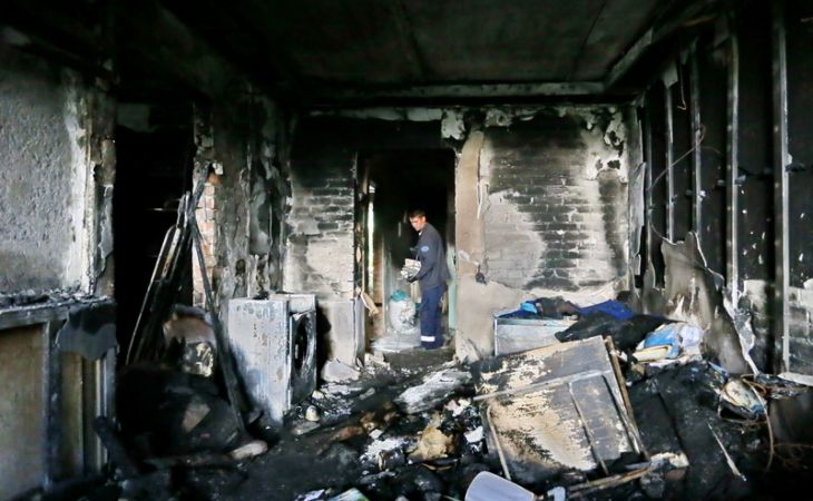 Жильцы называют поджог причиной взрыва и пожара в жилом доме  в Барнауле