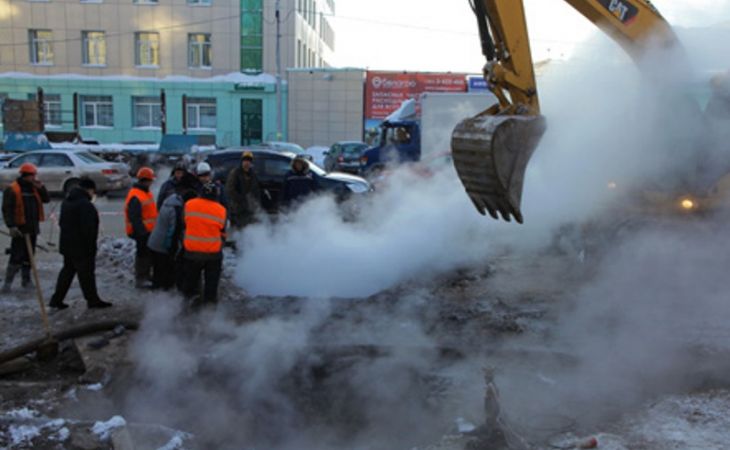 Более 150 домов в Барнауле остались без горячей воды и тепла из-за аварии