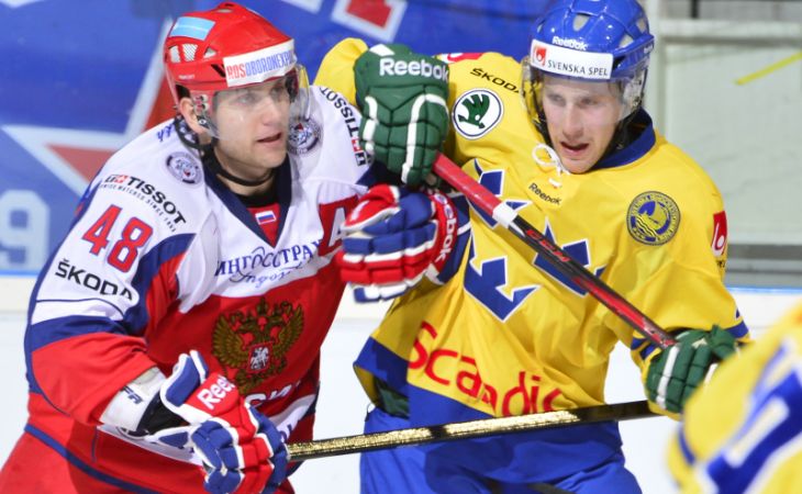 Сборная России по хоккею проиграла Швеции в матче "Кубка Карьяла"