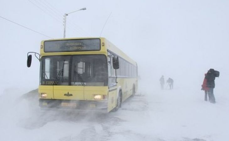 Около десятка автобусных рейсов отменили в Алтайском крае из-за непогоды