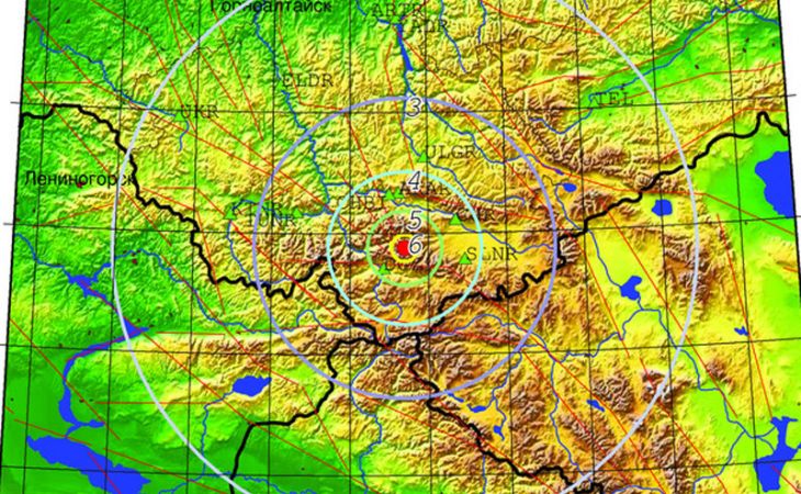 Землетрясение произошло в понедельник в Республике Алтай