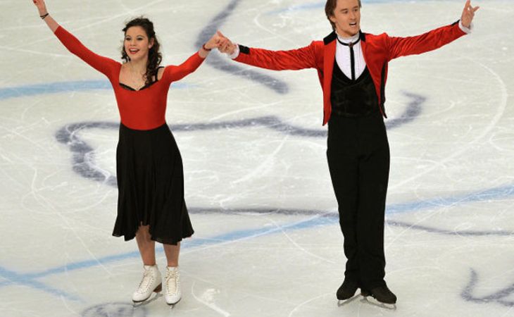 Российские фигуристы Ильиных и Жиганшин – вторые после короткой программы танцевальных пар