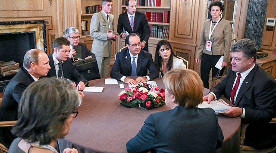 "Нормандская четверка" продолжила переговоры без Путина