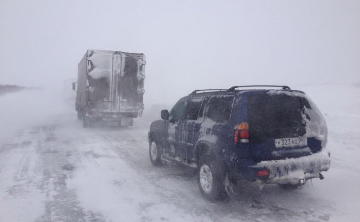 Снежный шторм на Алтае. Фотофакты
