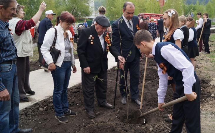 Аллея ветеранов к 70-летию Победы появилась в Белокурихе