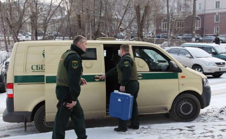 Машина инкассации Сбербанка