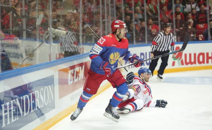Хоккеисты сборной России проиграли Чехии на Кубке Первого канала.