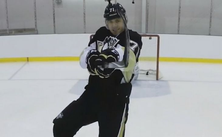 Евгений Малкин снял свою игру в хоккей на GoPro - видео