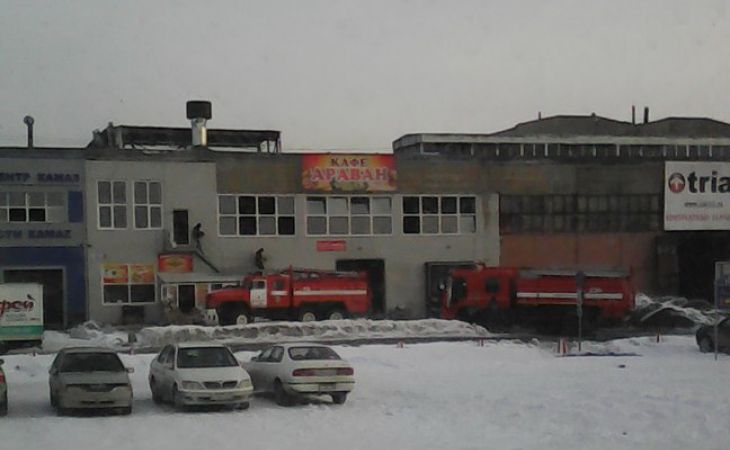 В Барнауле горели склады ГК "Триал"