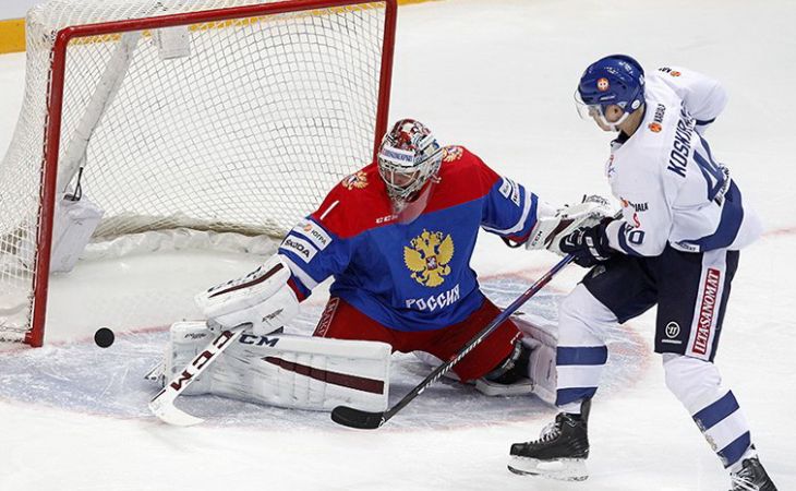 Сборная России по хоккею проиграла Финляндии в матче Евротура