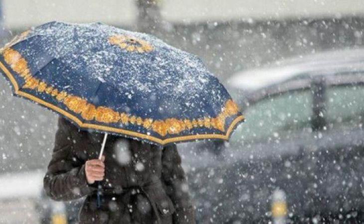 Рабочая неделя в Алтайском крае начинается с дождей и мокрого снега