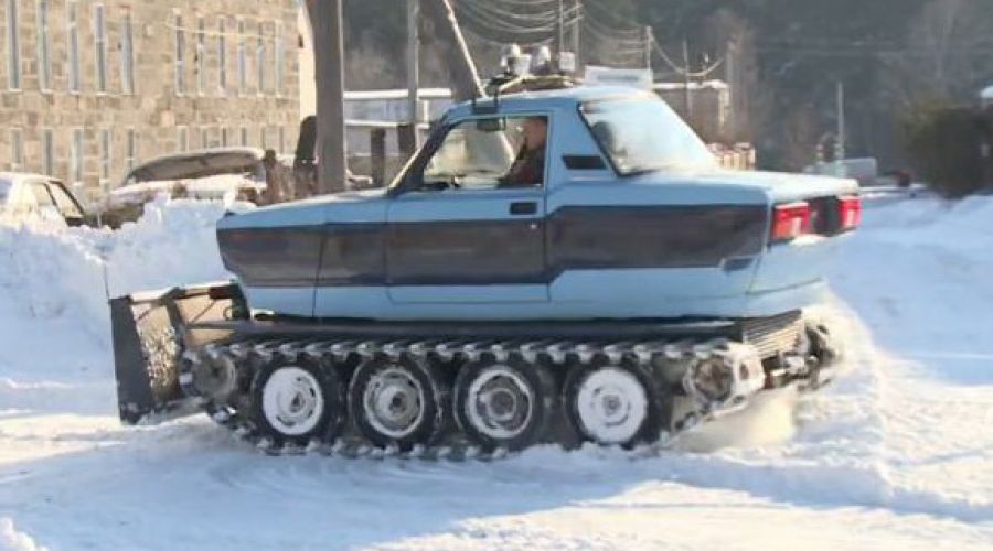 Барнаулец сделал из ВАЗа снегоуборочного &quot;монстра&quot;