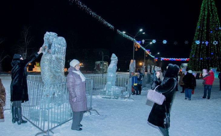 Демонтаж новогоднего городка на пл. Сахарова отложили на пару дней