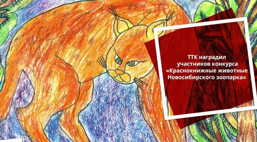 ТТК поддержал конкурс детского рисунка в зоопарке Новосибирска