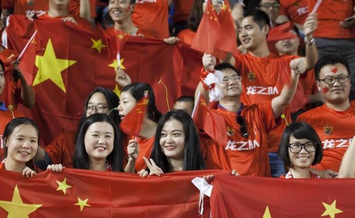 Китай занял первое место по числу иностранных болельщиков на ЧМ-2018