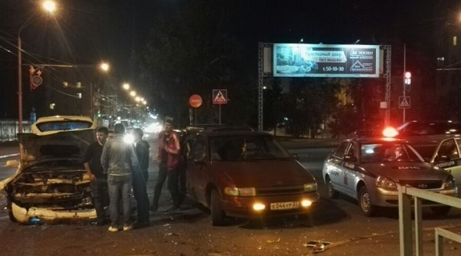 Комментарий ГИБДД об аварии на пр. Ленина в Барнауле вечером 24 августа