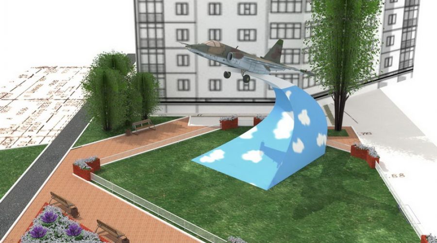 Легендарный барнаульский памятник-самолёт Л-39 отреставрируют