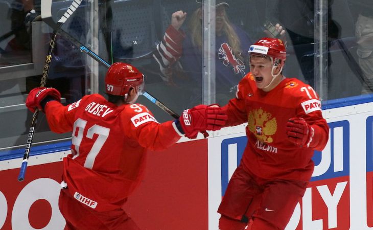 Сборная России выиграла у США в четвертьфинале ЧМ по хоккею
