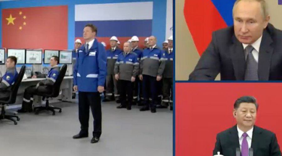 Владимир Путин и Си Цзиньпин запустили газопровод "Сила Сибири"