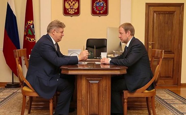 Анатолий Серышев провёл рабочие встречи с руководством Алтайского края
